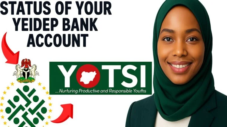 Check YEIDEP Bank Account Status 2025